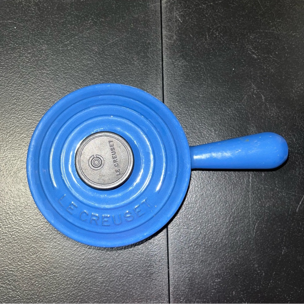Vintage Le Creuset Blue Small Sauce Pan
